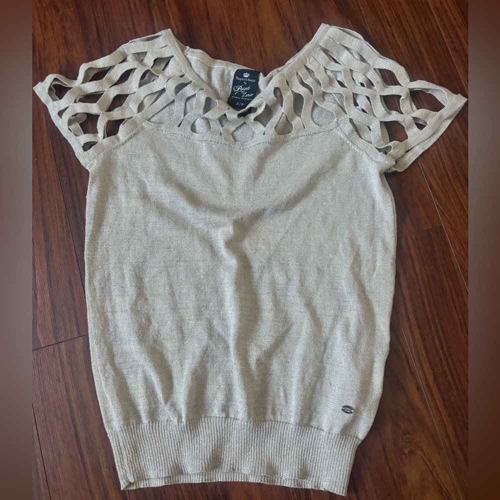 Point zero bling small top